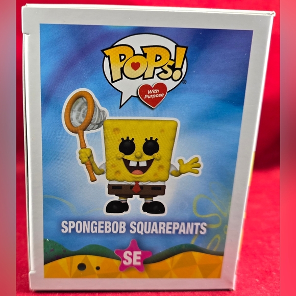  Spongebob Squarepants Funko #9 (Nib) With Pop Protector - Picture 6 of 7